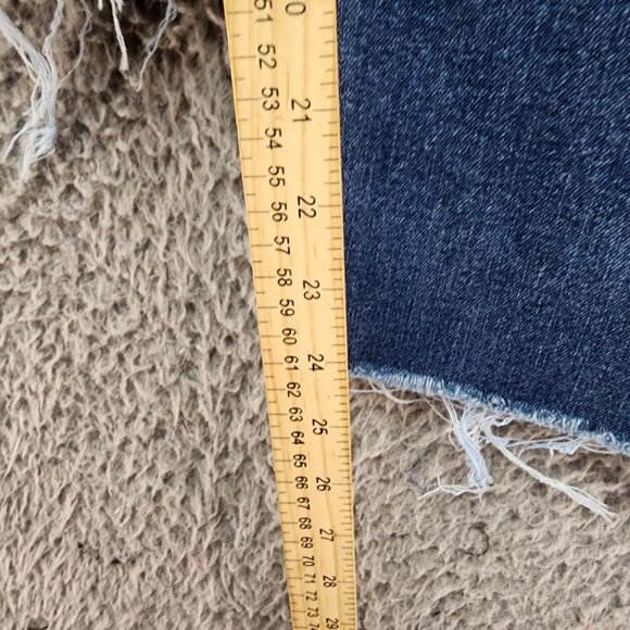 Est. 1946 Jeans Womens 18W Curvy Denim Jeans With Frayed Hem Cropped - Picture 7 of 13